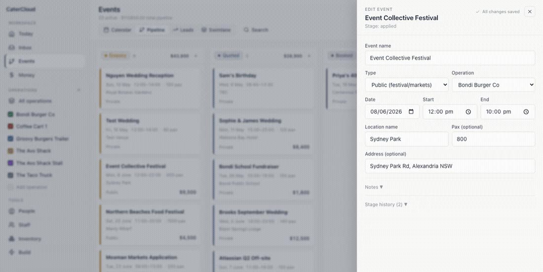 Pipeline feature demo